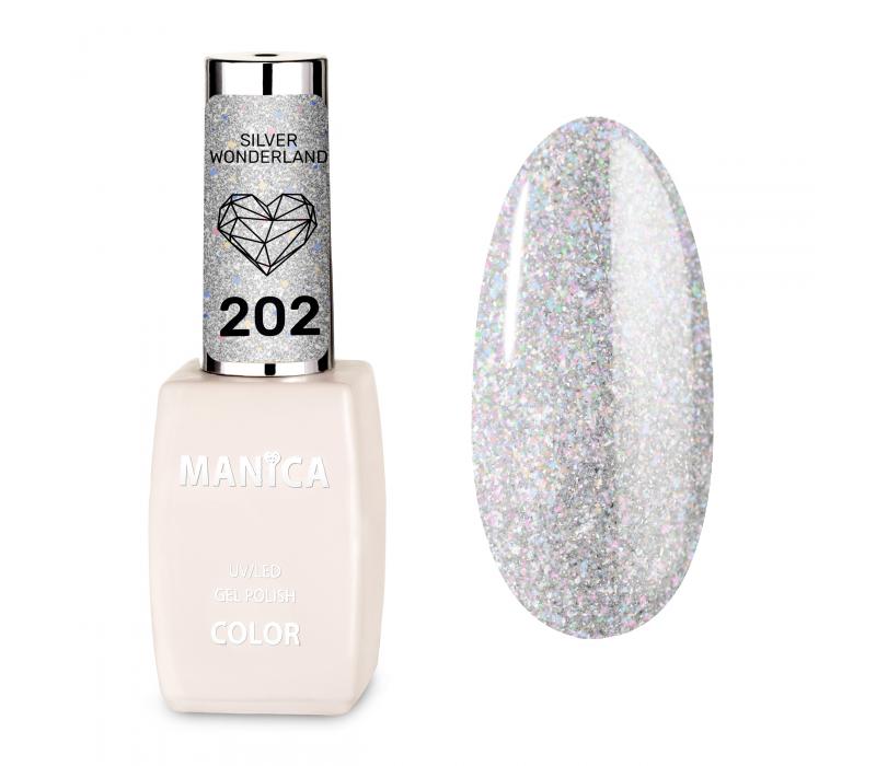 Manica Lakier hybrydowy LED/UV 10ml - Silver Wonderland - 202