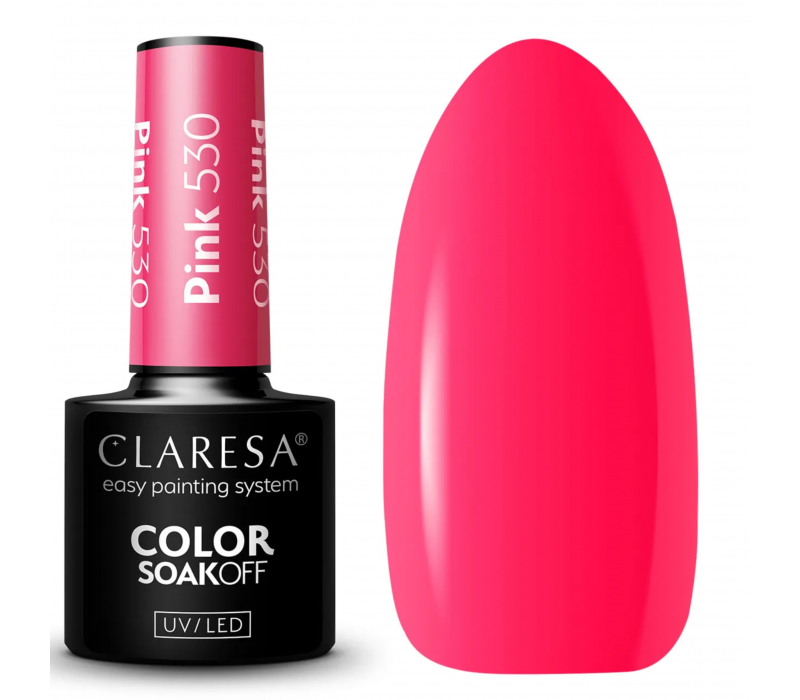 Claresa lakier hybrydowy PINK 530 -5g