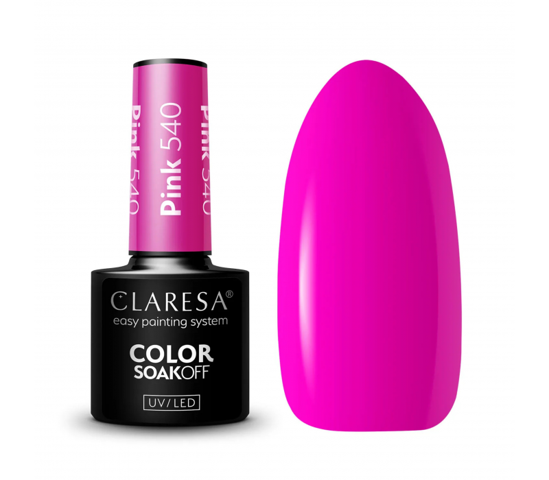 Claresa lakier hybrydowy PINK 540 -5g