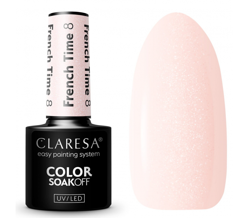 Claresa lakier hybrydowy French Time 8