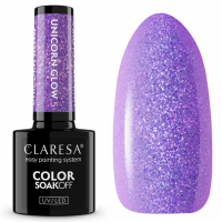 Claresa lakier hybrydowy Unicorn Glow 5