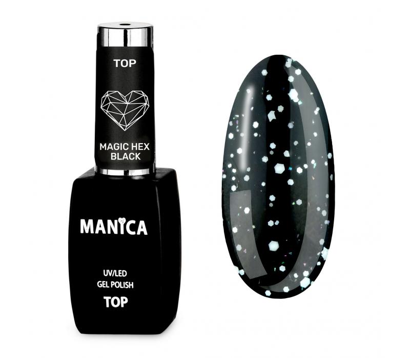  Manica Top hybrydowy UV/LED Gel Polish Top Magic Hex White 10ml