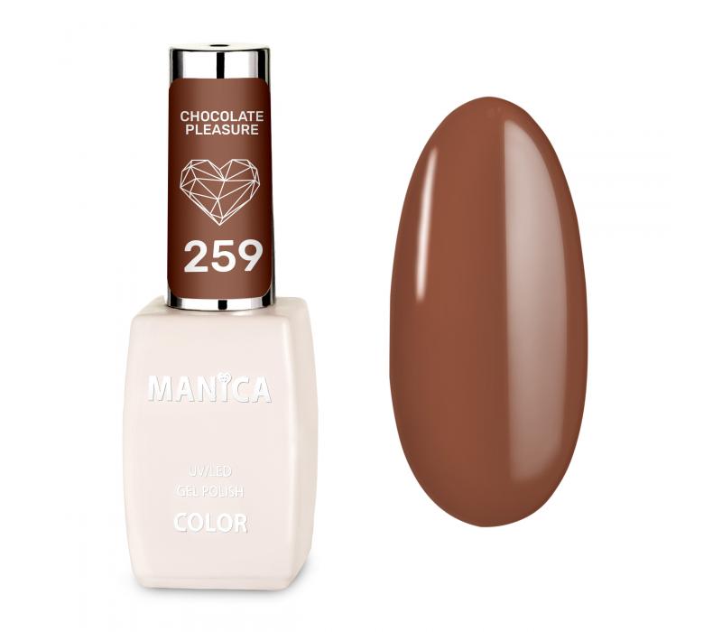 Manica Lakier hybrydowy LED/UV 10ml - Chocolate Pleasure - 259
