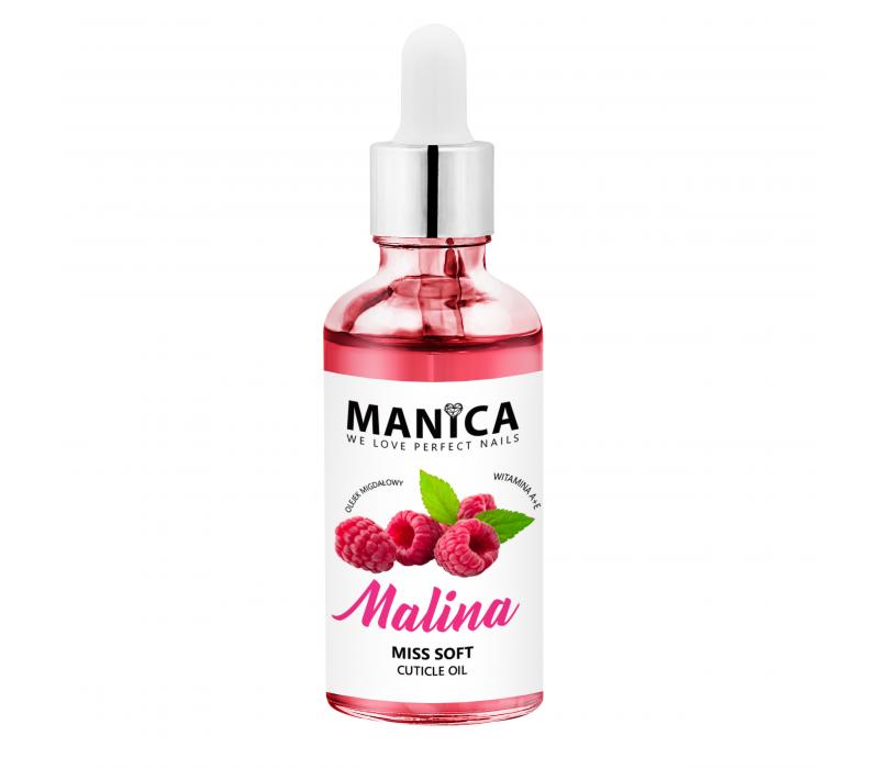 Manica Oliwka do skórek Miss Soft Raspberry 50ml