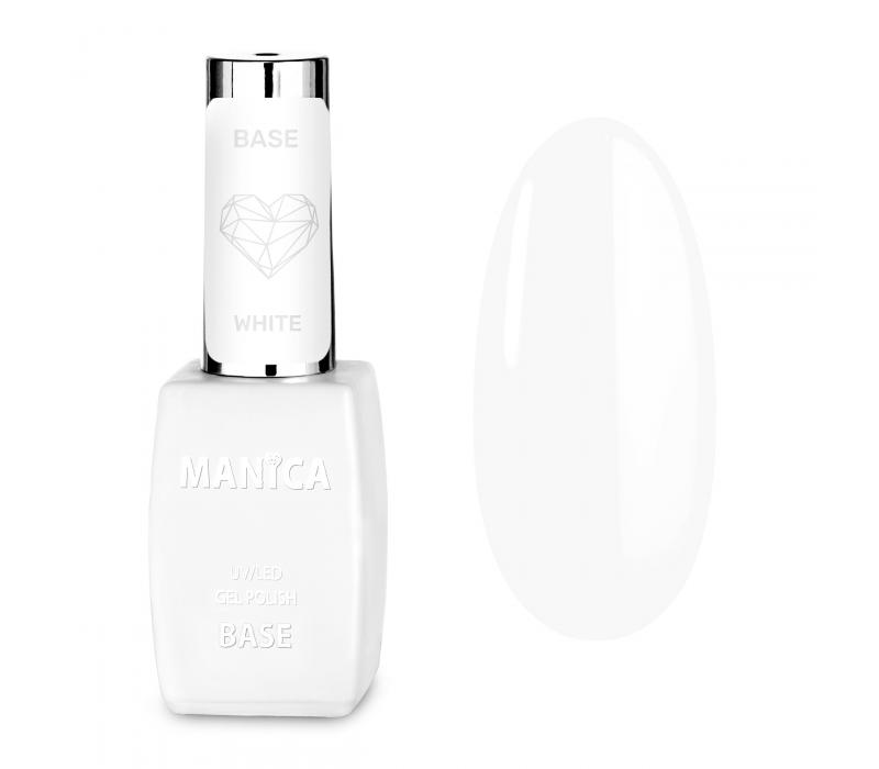 Manica Baza hybrydowa UV/LED Gel Polish Base White 10ml