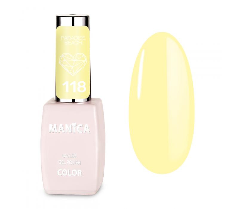 Manica Lakier hybrydowy LED/UV 10ml - Paradise Beach - 118