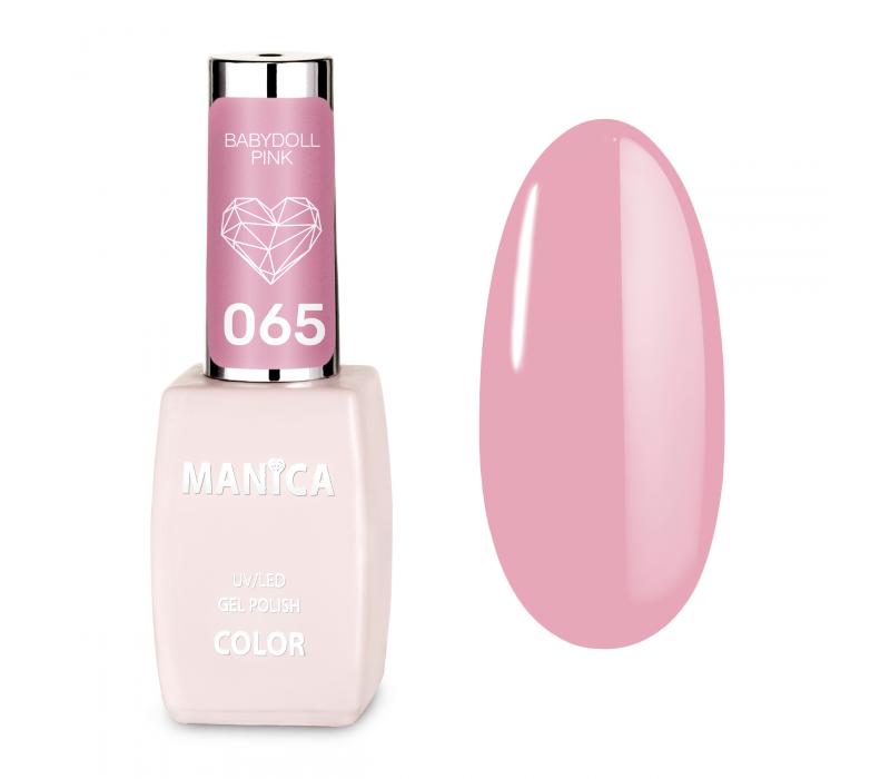 Manica Lakier hybrydowy LED/UV 10ml - Babydoll Pink- 065