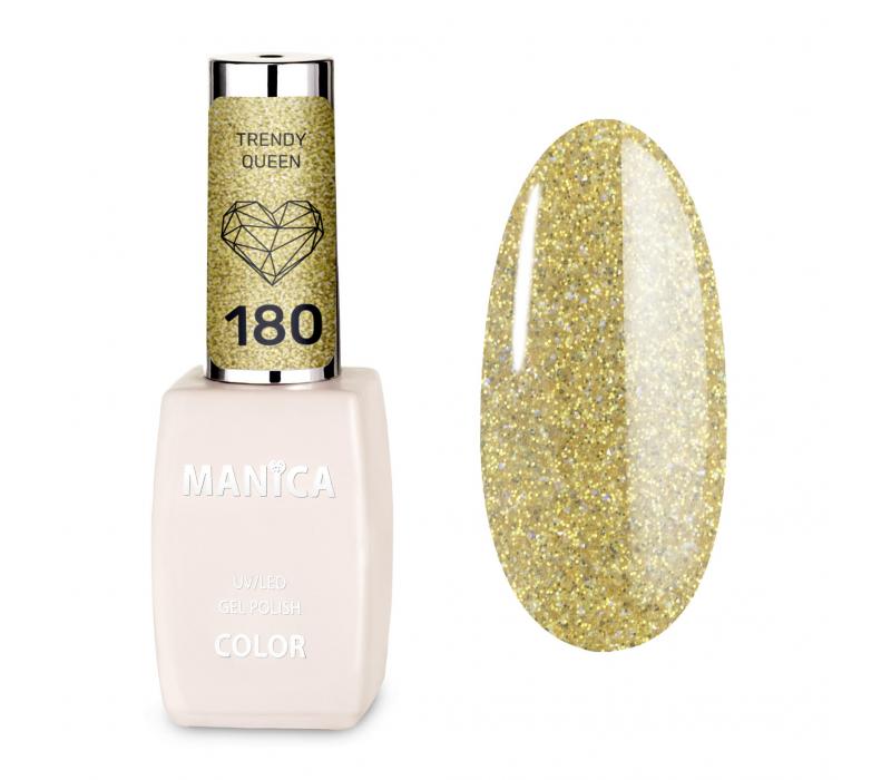 Manica Lakier hybrydowy LED/UV 10ml - Trendy Queen- 180