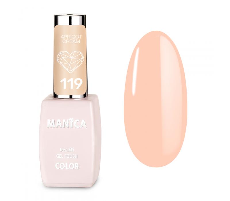  Manica Lakier hybrydowy LED/UV 10ml - Apricot Cream - 119