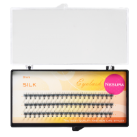 NESURA Gold jedwabne rzęsy kępki 13mm(60szt)