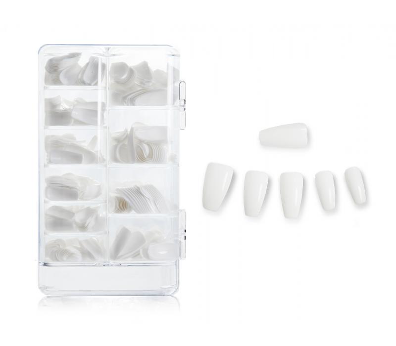 Tipsy "Trumienki" 500 szt. w pudełku - Białe