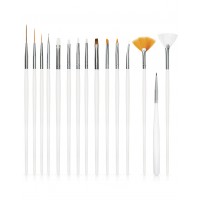 Zestaw pędzelków 15szt. 200 SZTUK