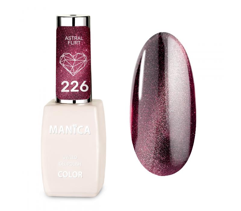 Manica Lakier hybrydowy Cat Eye LED/UV 10ml - Astral Flirt - 226
