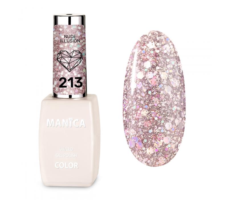 Manica Lakier hybrydowy LED/UV 10ml - Nude Illusion- 213