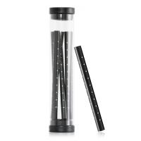 Rurki do tunelu Czarne 6 szt. Czarne, Srebrne, Różowe