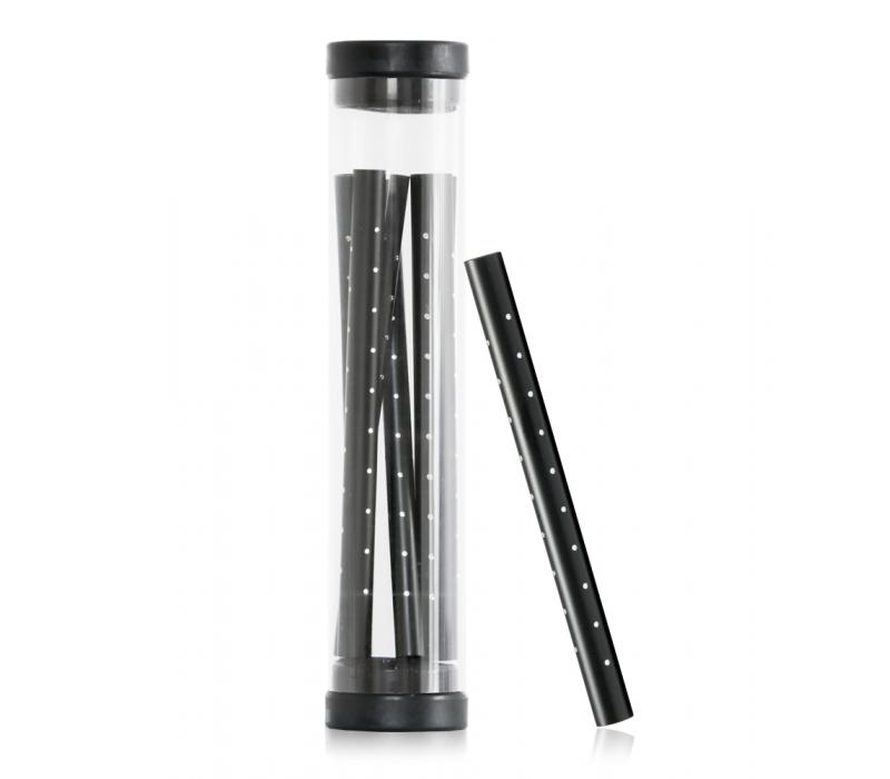 Rurki do tunelu Czarne 6 szt. Czarne, Srebrne, Różowe