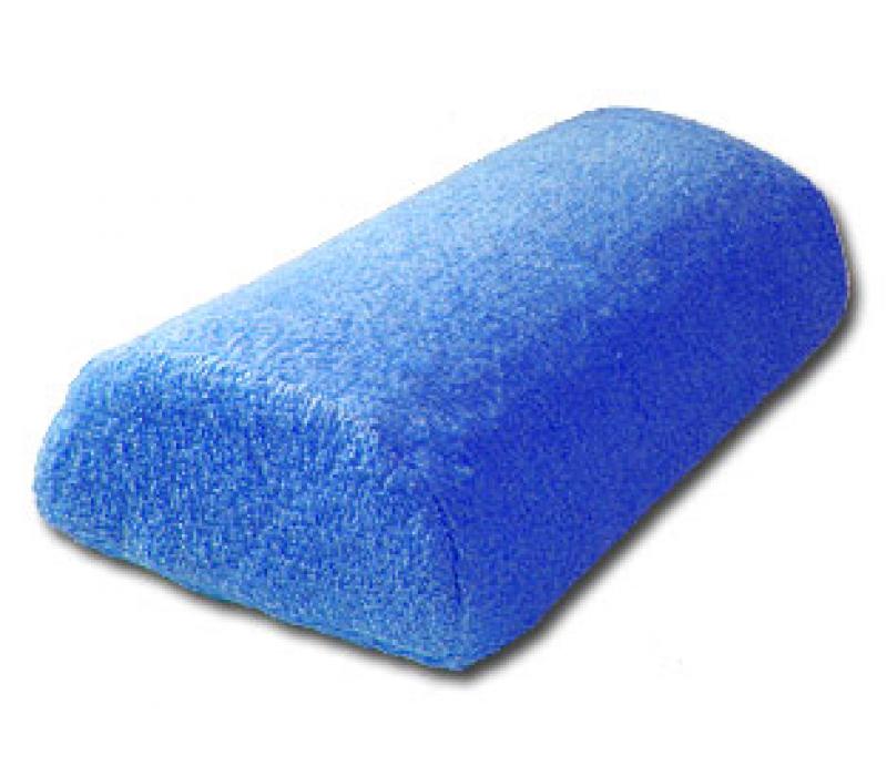 Poduszka Półwalec Frotte Granatowa