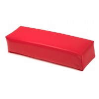 Poduszka Prostopadłościan Gładka Skóra Czerwona