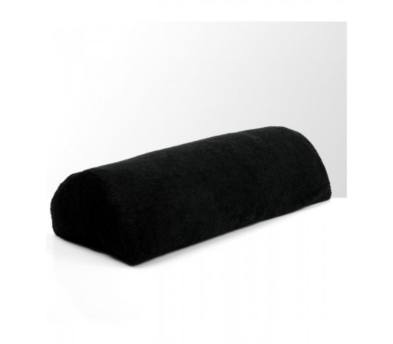 Poduszka Półwalec Frotte Czarna