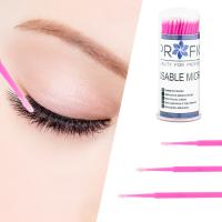 PROFICO Aplikatory do rzęs 2 mm w tubie 100 szt. różowe