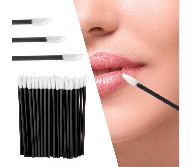 PROFICO Aplikatory do ust black 50 szt