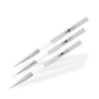 PROFICO Zestaw pędzelków do zdobień Clear - 3 szt