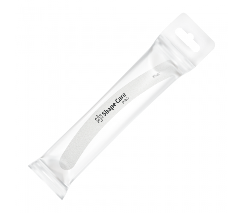 SHAPE CARE pilnik banan biały 100/180 bezpieczny pakiet