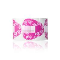 Szablon Szeroki Różowy w kwiatki