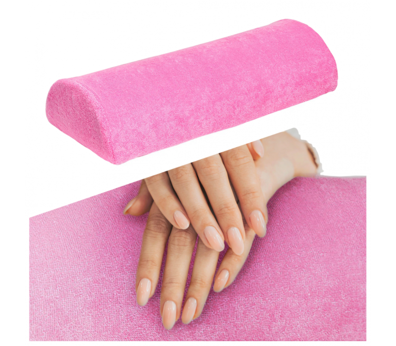 Poduszka frotte różowa