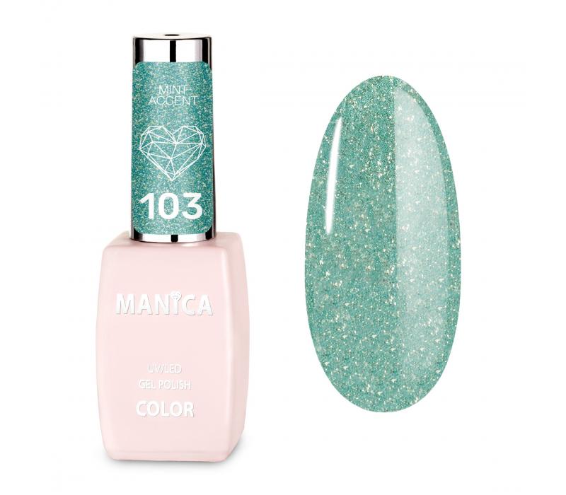 Manica Lakier hybrydowy LED/UV 10ml - Mint Accent -103