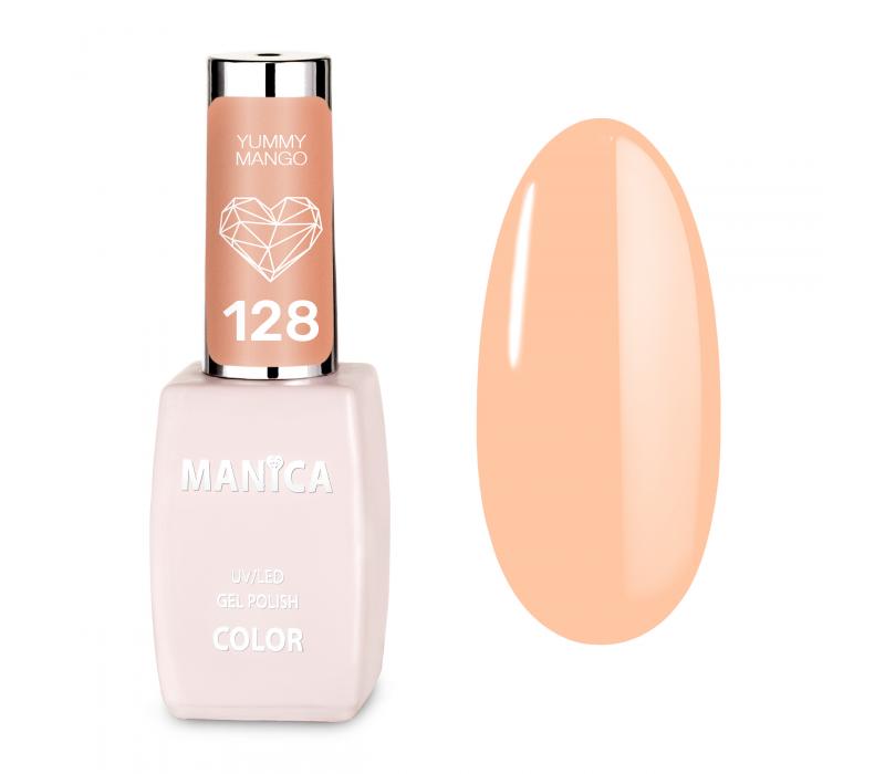  Manica Lakier hybrydowy LED/UV 10ml - Yummy Mango - 128