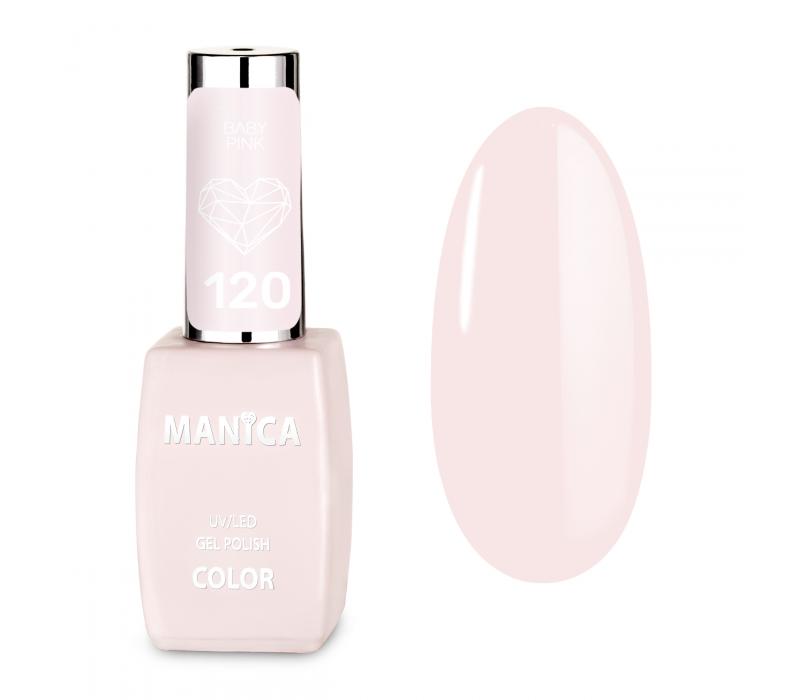 Manica Lakier hybrydowy LED/UV 10ml - Baby Pink - 120
