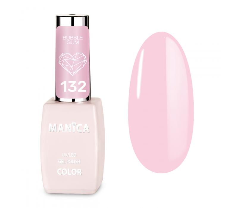 Manica Lakier hybrydowy LED/UV 10ml - Bubble Gum - 132