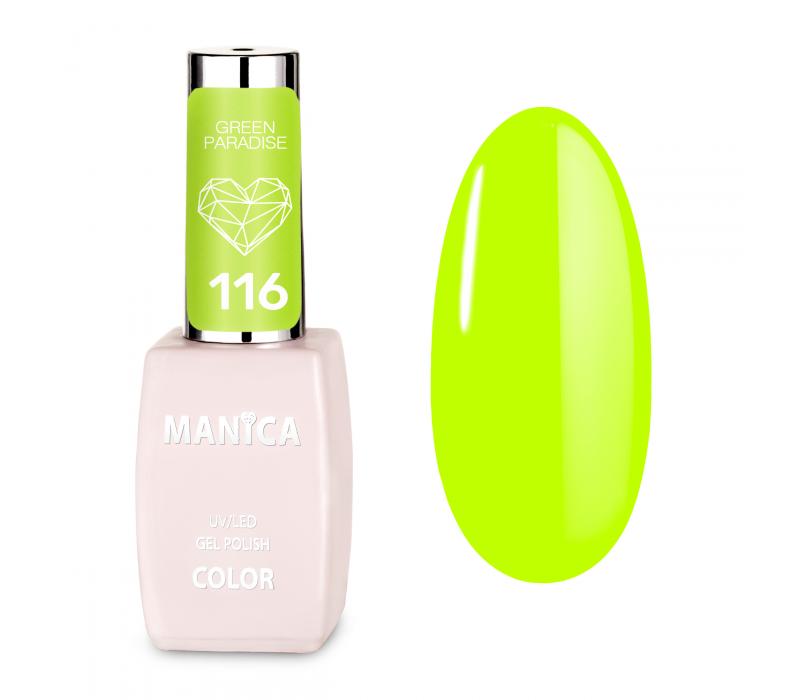 Manica Lakier hybrydowy LED/UV 10ml - Green Paradise - 116