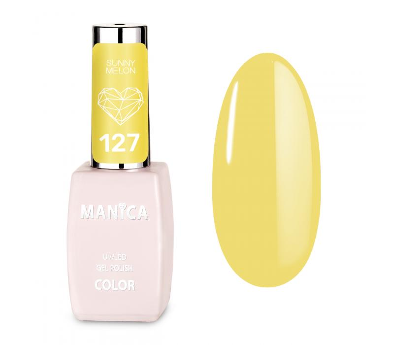  Manica Lakier hybrydowy LED/UV 10ml - Sunny Melon - 127