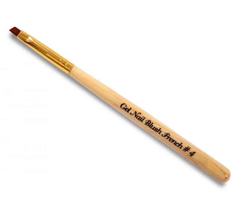 Pędzelek Japan Brush z drewnianą rączką - (AGB-137) #4 French