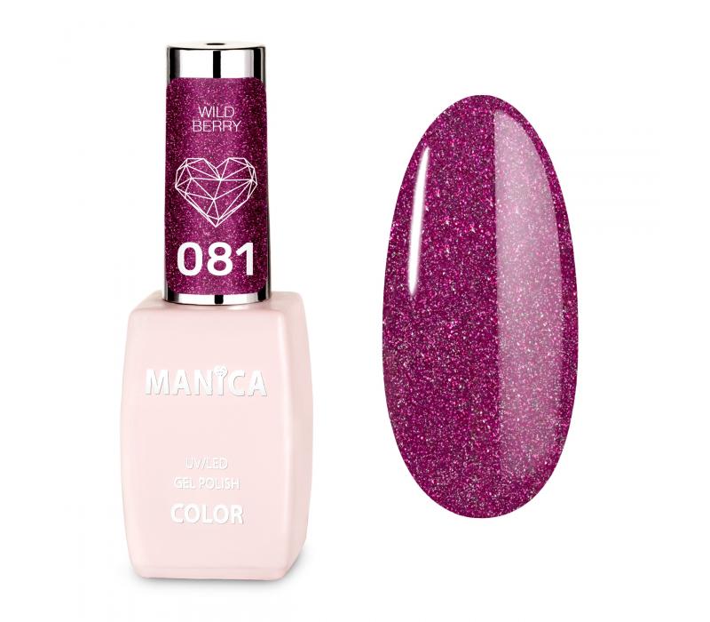 Manica Lakier hybrydowy LED/UV 10ml - Wild Berry - 081