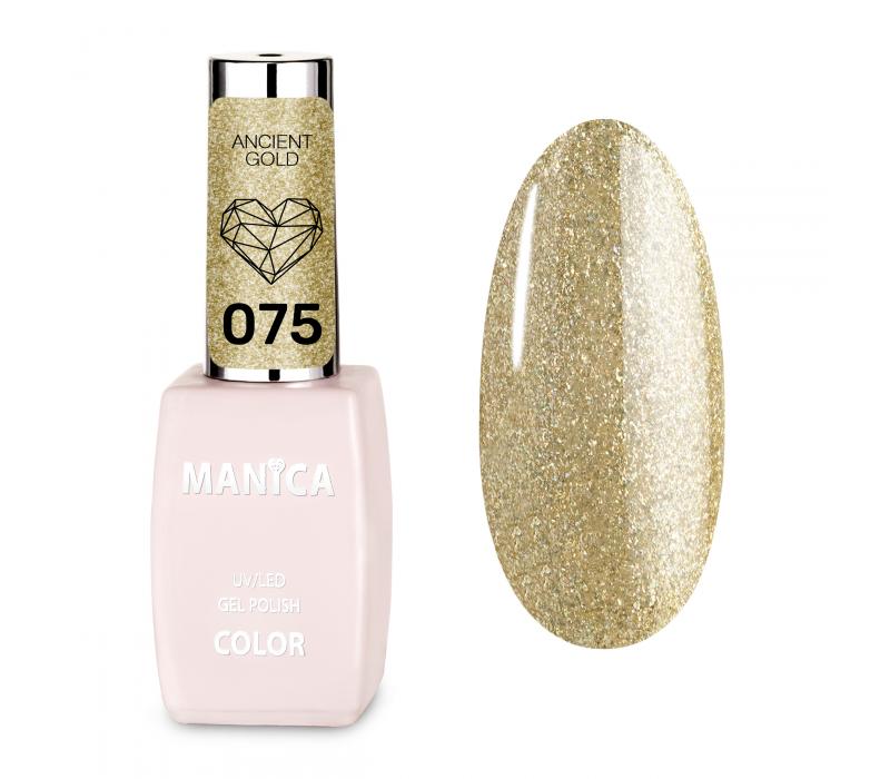 Manica Lakier hybrydowy LED/UV 10ml - Ancient Gold- 075