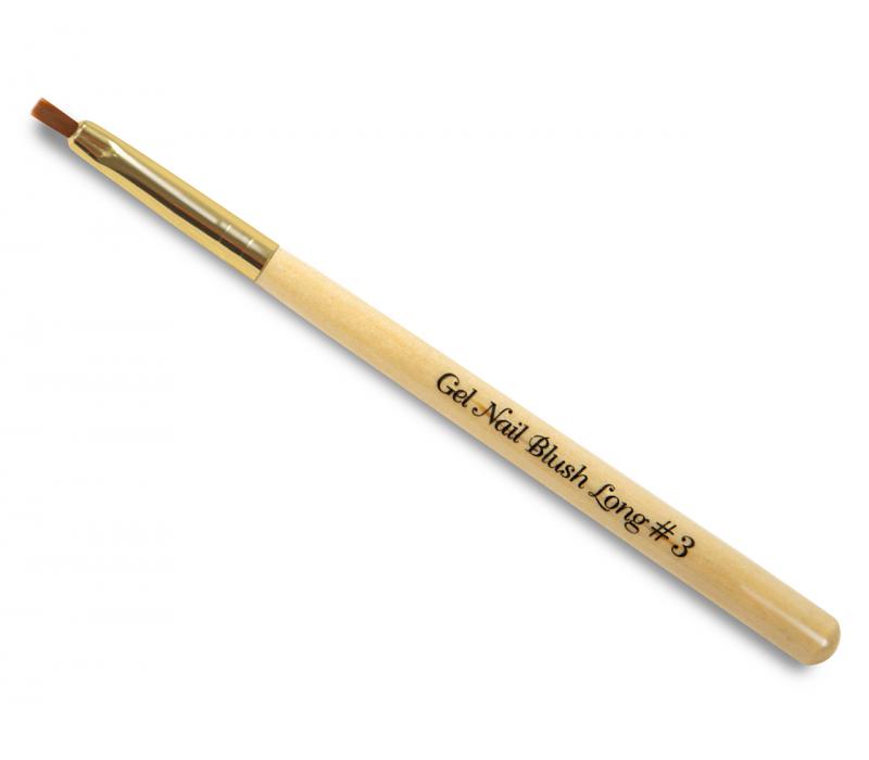 Pędzelek Japan Brush z drewnianą rączką - (AGB-132) #3 Long