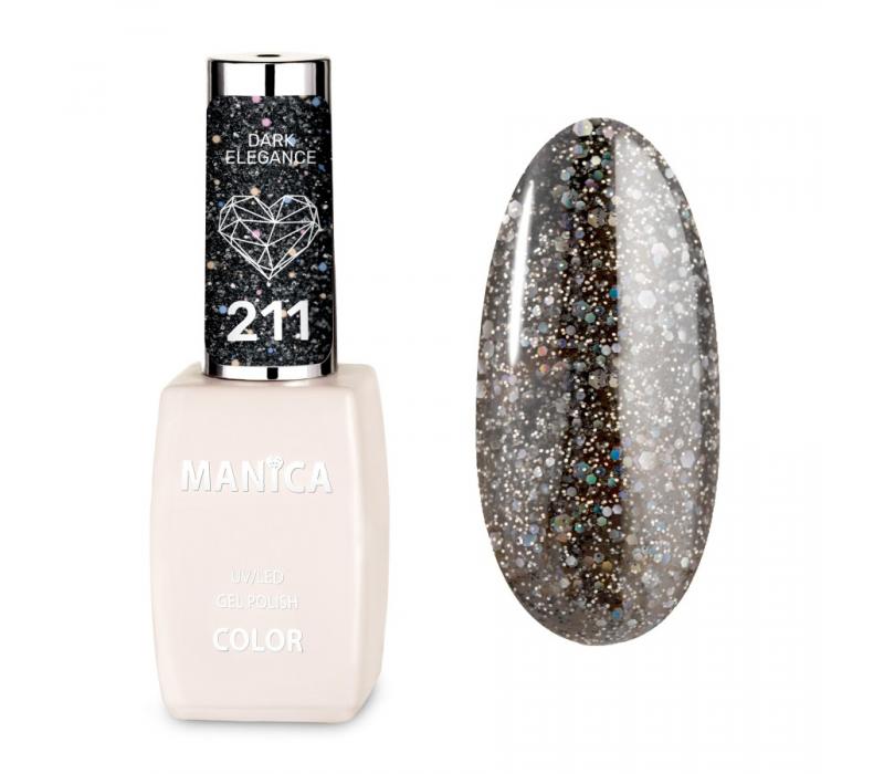 Manica Lakier hybrydowy LED/UV 10ml - Dark Elegance - 211