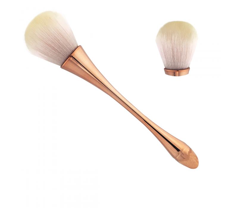 Pędzel Rose Gold do pudru i różu