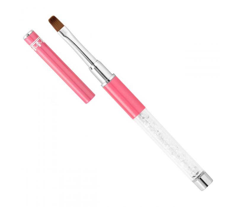  Pędzelek Crystal Pink P03 - owalny