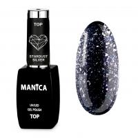 Manica Top hybrydowy UV/LED Gel Polish Top Stardust Silver 10ml