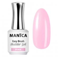 Manica Żel w butelce Easy Brush Builder Gel - Pink 15ml